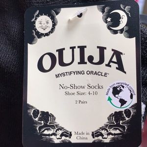 🎃2 Pack Ouija Women’s No-Show Spooky Witchy Halloween Socks